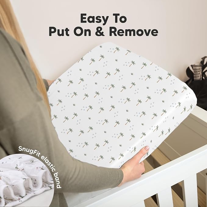 KeaBabies 2-Pack Organic Crib Sheets - Image 6