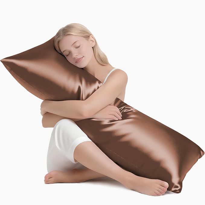 MR&HM Satin Body Pillow Cover, Soft and Breathable Body Pillow Case by MRHM