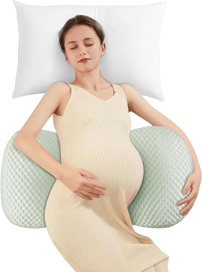 Pregnancy Pillow Cooling for Sleeping, Detachable and Adjustable Double-Sided by DONAMA