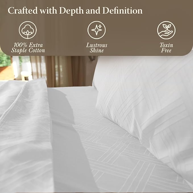 Threadmill Luxury 100% Cotton Full Bed-Sheets - Image 6