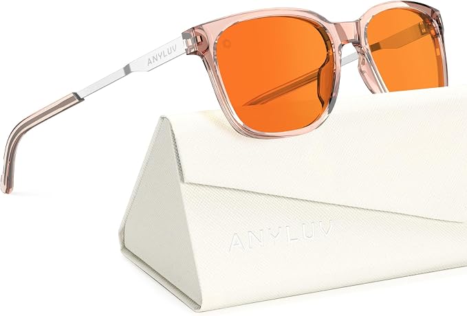 ANYLUV Blue Light Glasses for Men, Lightweight Computer Gaming Glasses by ANYLUV