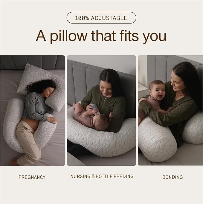 Coop Home Goods Original Adjustable Maternity Pillow, - Image 5