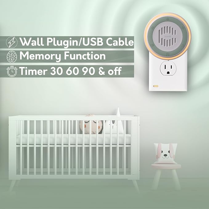 Wall Plug in White Noise Sound Machine - Image 4