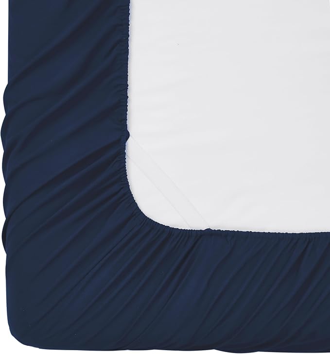 Twin Fitted Sheet Only with Full Elastic & Built in Corner Sheet Straps to - Image 5
