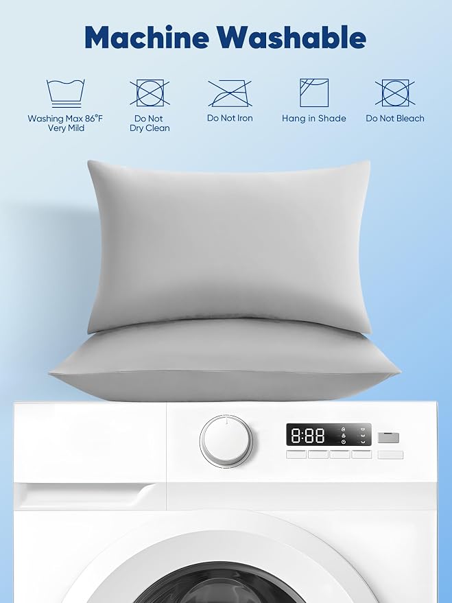Avolare Cooling Pillow Cases King Size Set of 2, Arc-Chill 3.0 Cooling - Image 7
