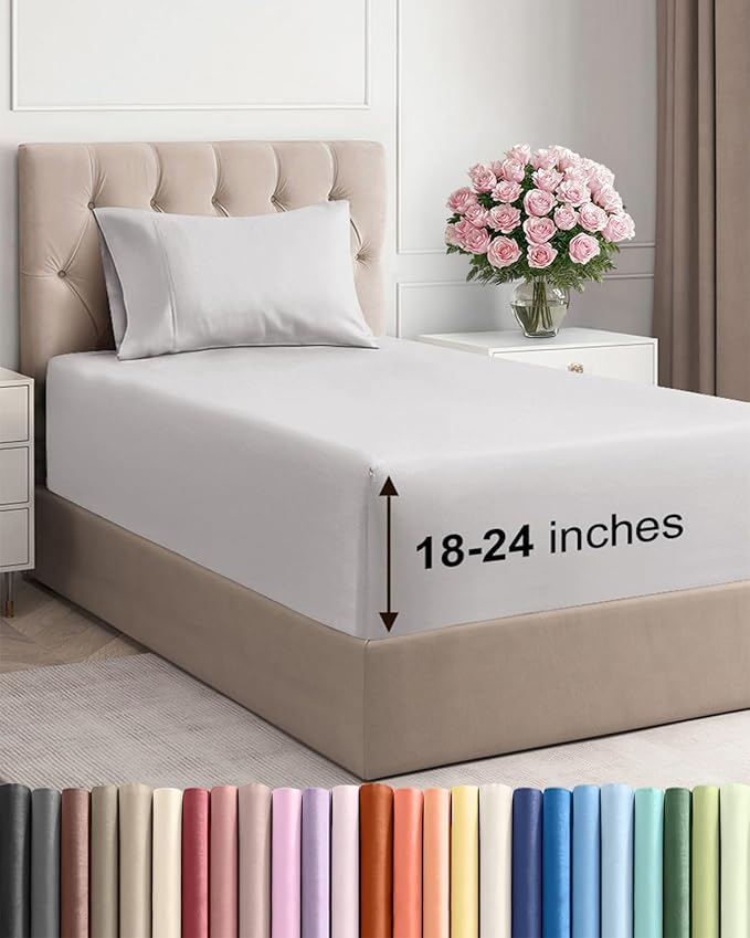 Extra Deep Twin Sheet Set by CGKUnlimited