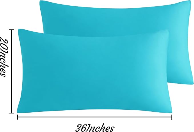 NTBAY King Pillow Cases Set of 2, 2 Pack Brushed Microfiber 20x36 Pillow Cases - Image 6