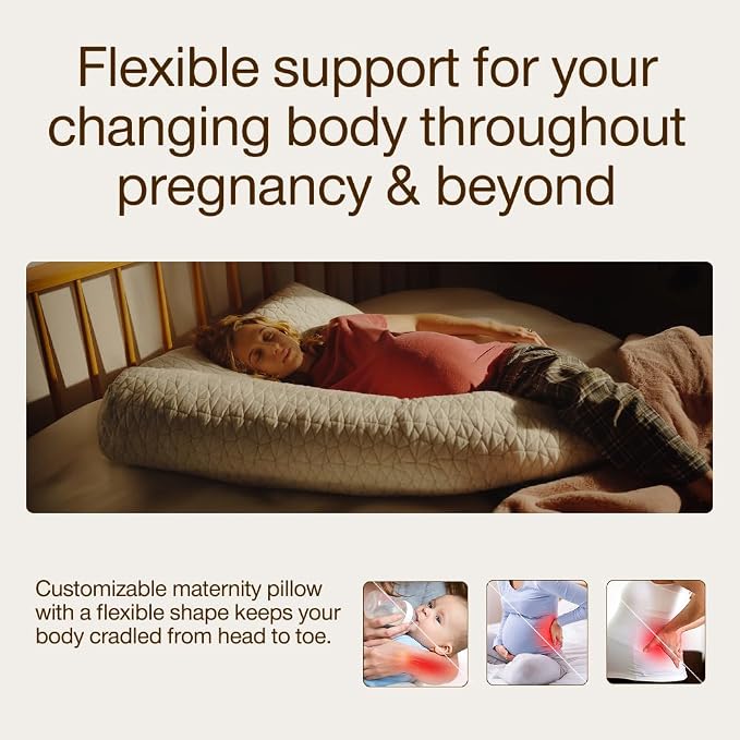 Coop Home Goods Original Adjustable Maternity Pillow, - Image 4