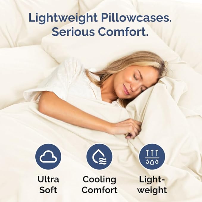 Body Pillowcases Set of 2-20x54 Long Body Pillow Case - Image 3