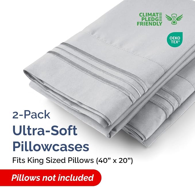 King Pillow Cases Set of 2 - Image 2