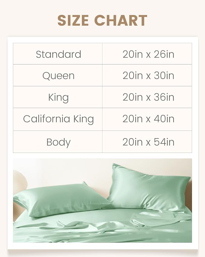 THXSILK Set of 2 100% Mulberry Silk Pillowcase - Image 9