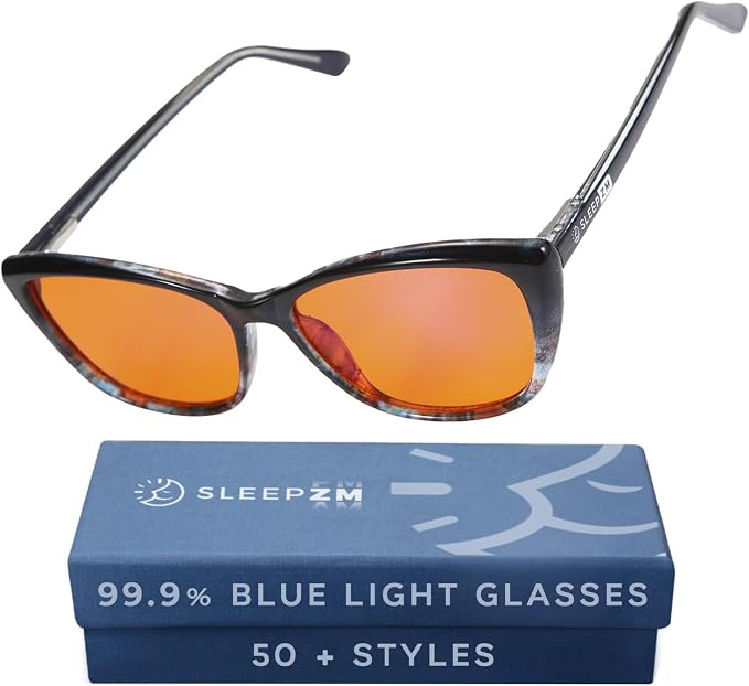 Sleep ZM Blue Light Blocking & Light Sensitivity Glasses by SleepZM