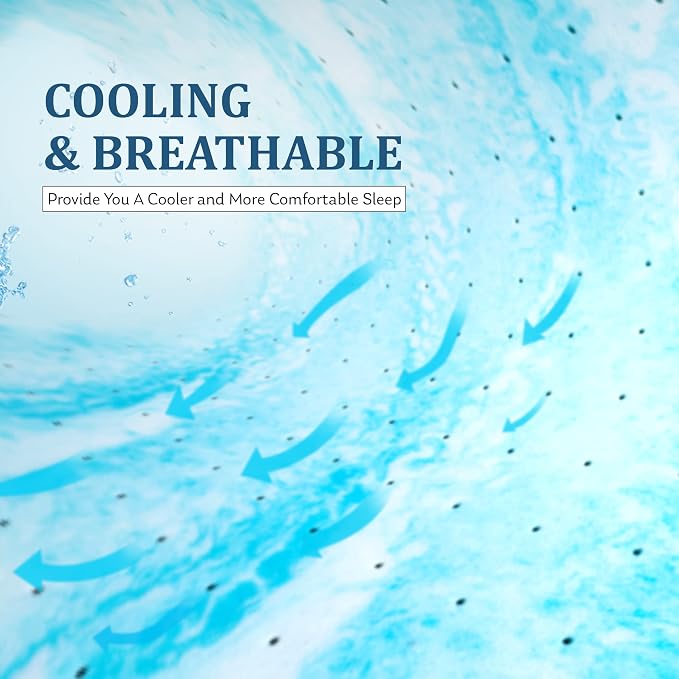 EGO Topper 2 Inch King Memory Foam Mattress Topper, Gel Foam Mattress Topper - Image 3