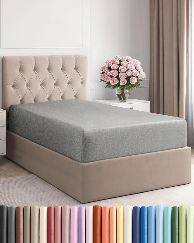 Twin XL Fitted Bed Sheet by CGKUnlimited