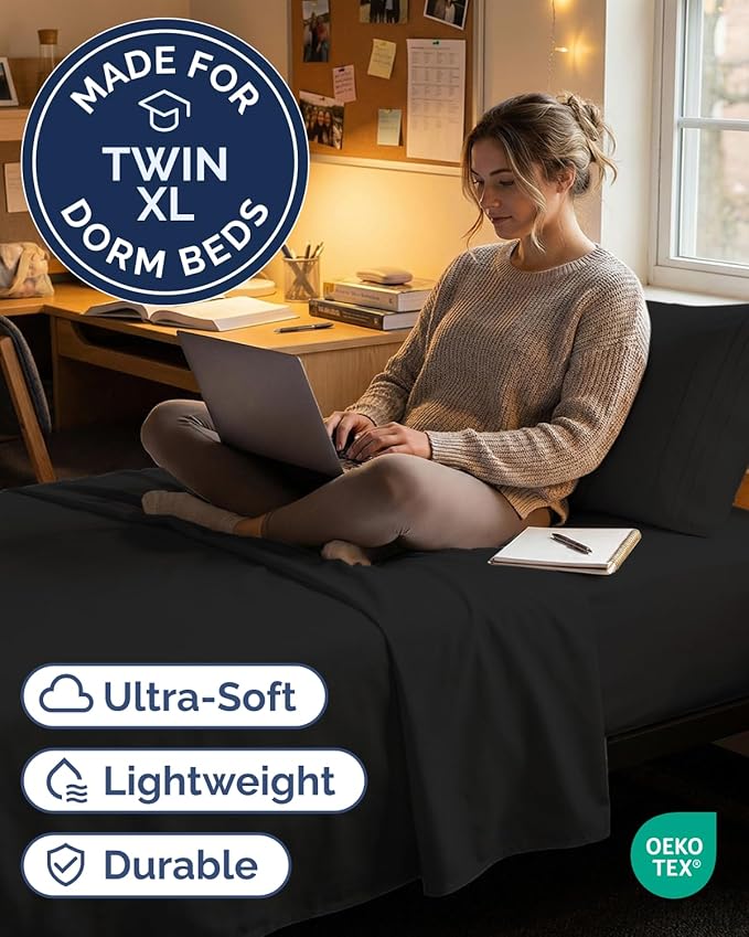 Twin XL Size 3 Piece Sheet Set - Image 2