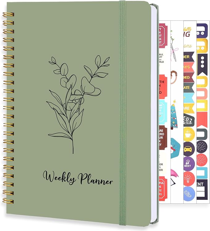 Undated Weekly Planner, A5 Weekly To Do List Notebook by Thboxes