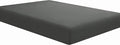 Sfoothome Fitted Sheet Dark Gray, 14 Inch Deep Pocket, Twin Bed Fitted Sheet by Sfoothome