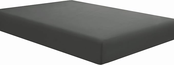 Sfoothome Fitted Sheet Dark Gray, 14 Inch Deep Pocket, Twin Bed Fitted Sheet by Sfoothome