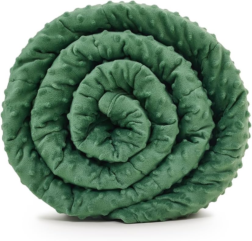 TONGDADA Minky Weighted Blanket | 40''x60'', 10lbs | Cozy and Soft Minky by TONGDADA
