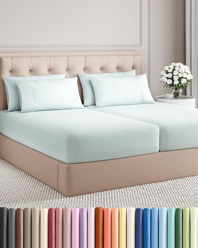 Split King 7 Piece Sheet Set by CGKUnlimited