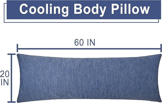 DWCN Memory Foam Body Pillow – Cooling Breathable & Supportive Full Length - Image 7