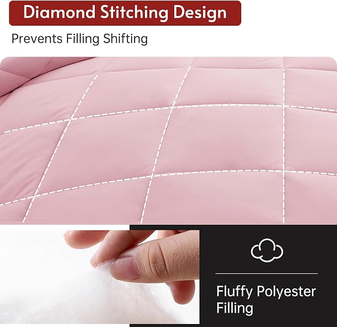 MUXHOMO 7 Pieces Full Comforter Set, Reversible Bed in a Bag Full Size - Image 7