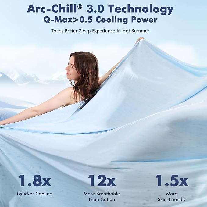 Elegear Cooling Blanket for Hot Sleepers, Double-Sided Arc-Chill® 3.0 Cooling - Image 3
