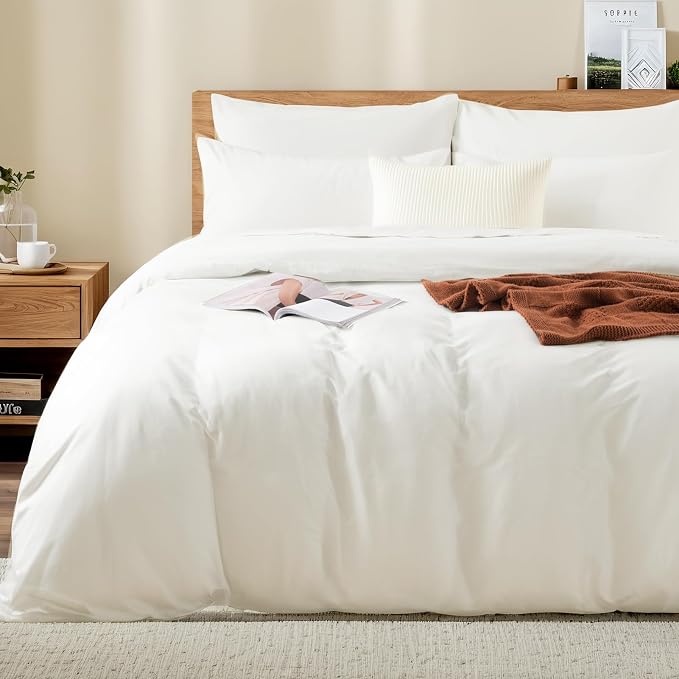 NEXHOME PRO King Duvet Cover Set – 100% Certified Organic Cotton by NEXHOMEPRO