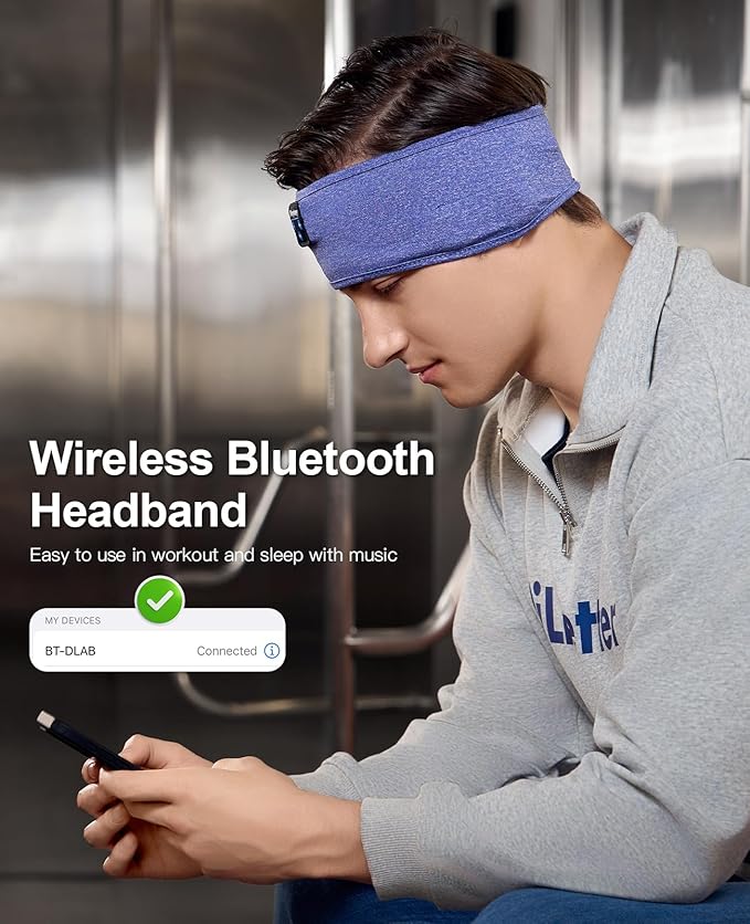 Perytong Sleep Headphones Wireless, Air Travel, Meditation - Image 7
