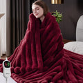 Heated Throw Blanket, Faux Fur Cozy Heating Blanket by Unknown