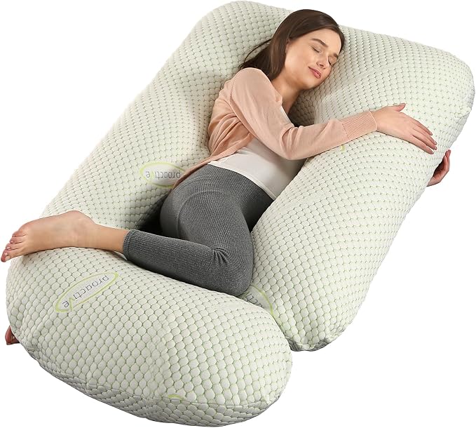BATTOP Pregnancy Pillows for Sleeping- Full Body Maternity Pillow by BATTOP