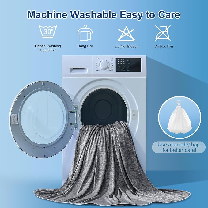 KMUSET Cooling Blanket King Size, Double Sided Summer Cooling Blankets - Image 7
