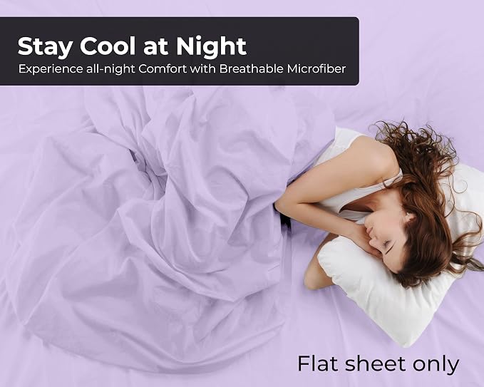 Royale Linens Twin Flat Sheet - Image 3