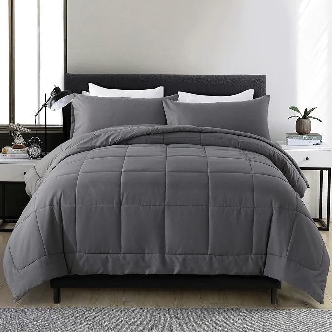 DOWNCOOL Twin Comforter Set -All Season Bedding Comforters Sets by DOWNCOOL