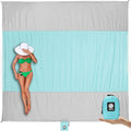 WEKAPO Beach Blanket Sandproof Waterproof, Extra Large Beach Mat, Oversized & by Wekapo