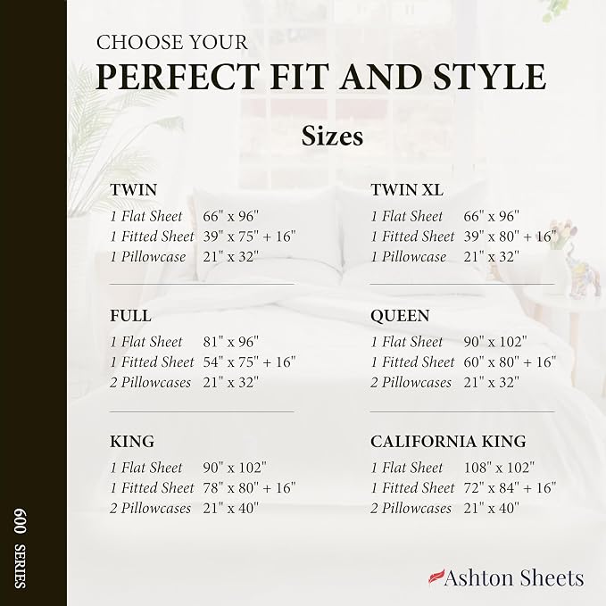 100% Egyptian Cotton Queen Size Sheet Set - Image 8