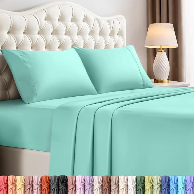 Utopia Bedding King Size Sheet Set – 4 Piece Bed Sheets, Soft and Breathable by UTOPIABEDDING