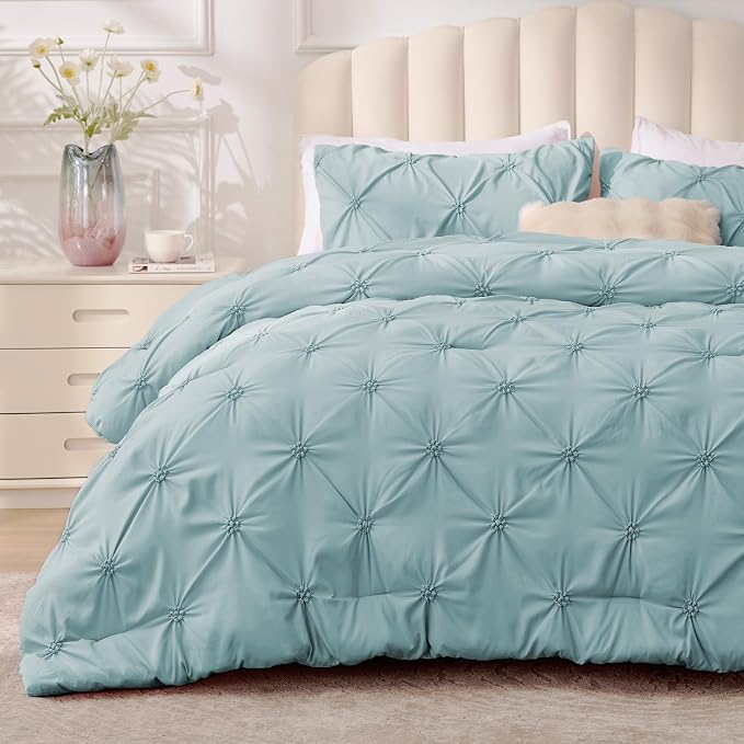 BEDELITE Dusty Blue King Size Comforter Set by BEDELITE