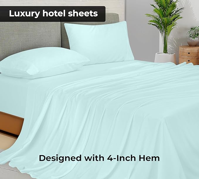 Royale Linens Twin XL Flat Sheet - Image 2