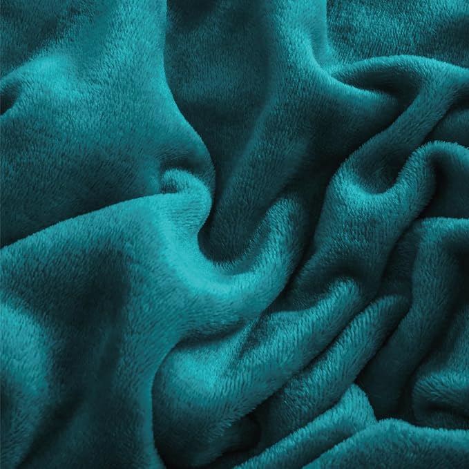 BEDELITE Flannel Sheets Twin Size Teal - Image 5
