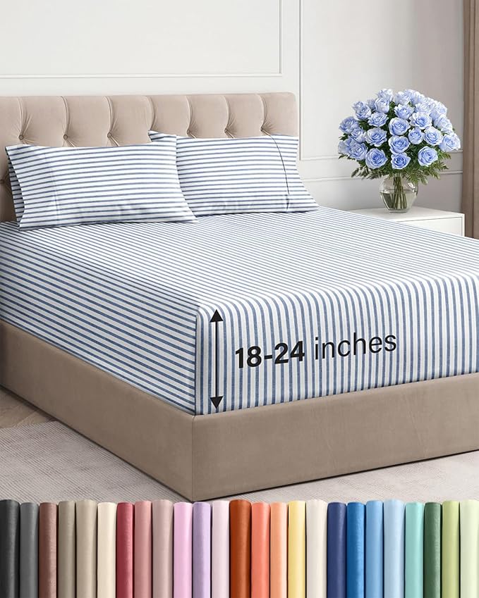 Extra Deep Cal King Sheet Set by CGKUnlimited