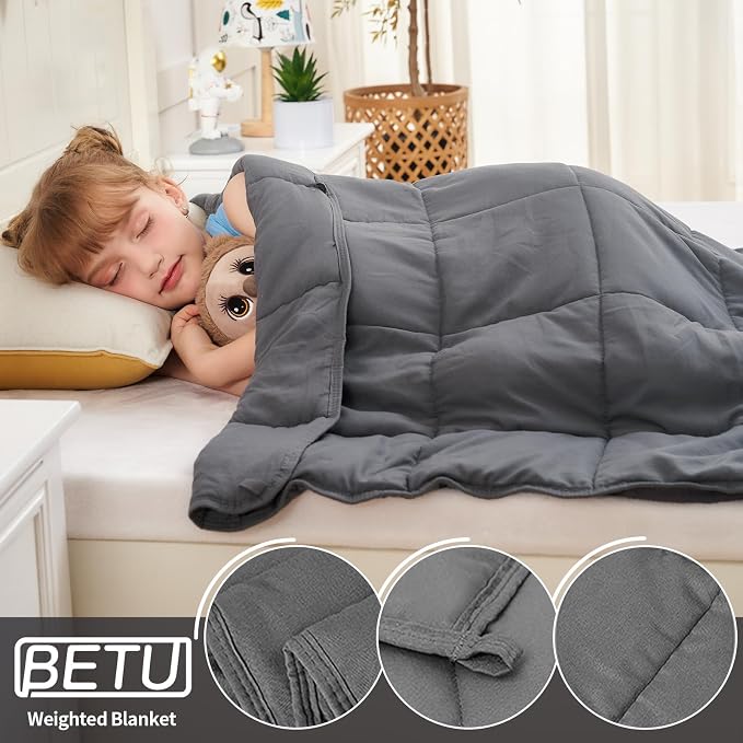 Weighted Blanket Kids 5lbs, Cooling Heavy Throw Blanket - Image 6