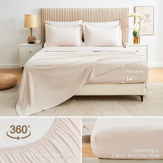 Sasttie Oversized Queen Comforter Set, 7 Pieces Extra Large Bed in a Bag - Image 4