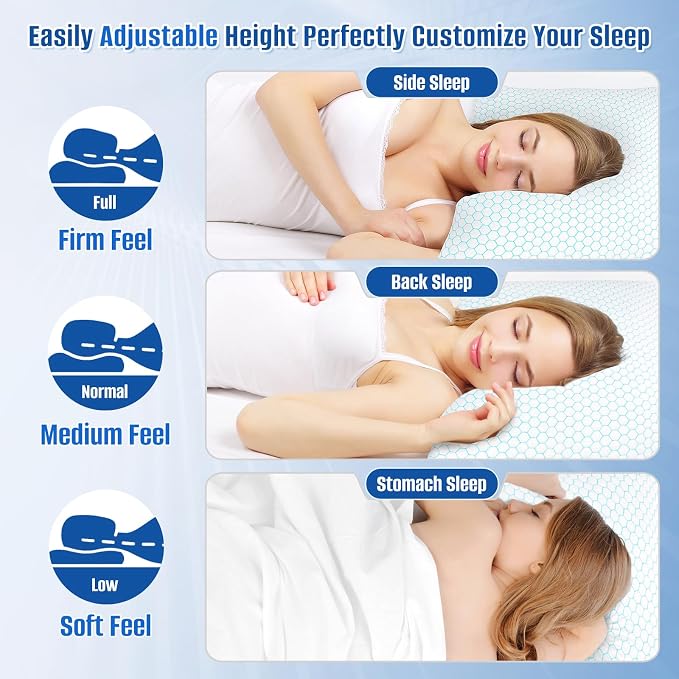 CushyOasis Shredded Memory Foam Pillow - Image 5