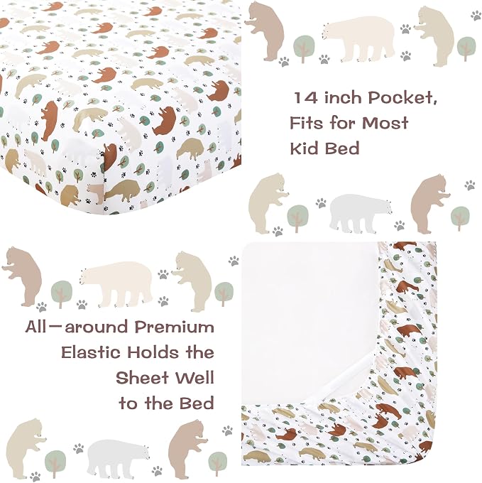 lasoftan Kids Sheet Set Full Size, Full Sheet Set - Image 4