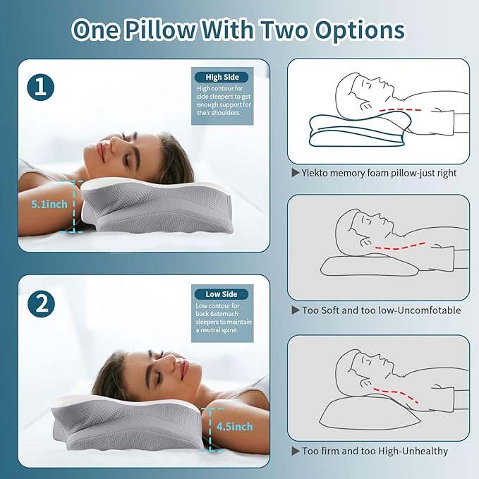 Cervical Neck Pillow for Pain Relief - Image 5