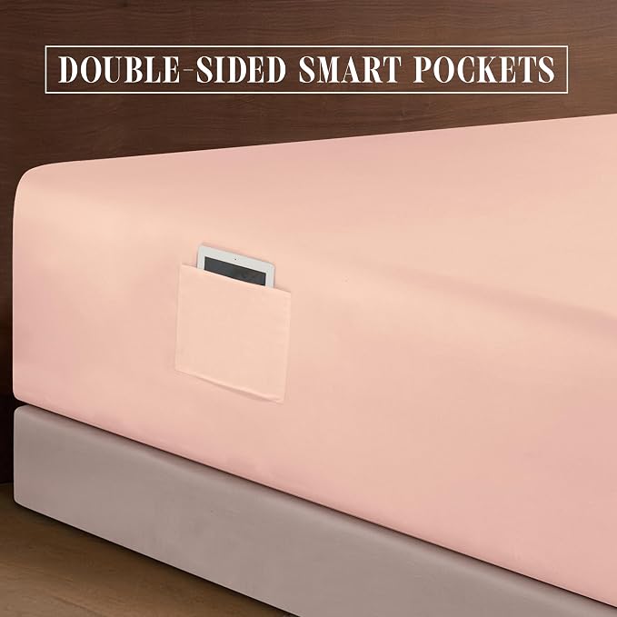 Elegant Comfort Luxurious 1500 Premium Hotel Quality Microfiber 4-Piece Sheet - Image 5