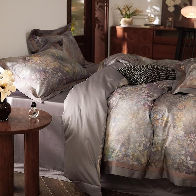 mixinni Vintage Floral Duvet Cover Set - Image 3