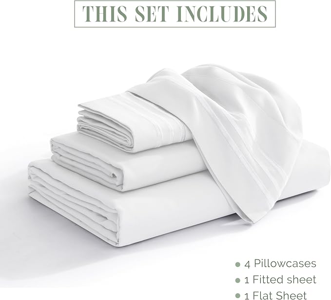 Elegant Comfort Luxurious 1500 Premium Hotel Quality Microfiber Three Line - Image 3