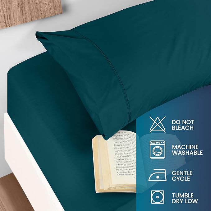 Utopia Bedding Queen Size 4 Piece Sheet Set - Image 5